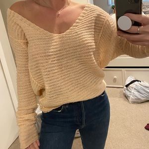 Free People Spring over sized sweater sz S